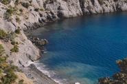 Царский пляж в Голубой бухте, Крым