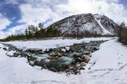 Река Баксан в Баксанском ущелье, Приэльбрусье