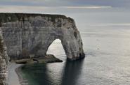 Природная арка Порт-д'Аваль в Нормандии