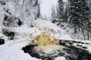 Водопад Молочный, Карелия