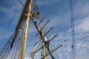 Подъем на мачту в круизе по Балтийскому морю