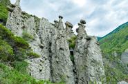 Каменные грибы в урочище Аккурум