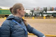 Процесс вывоза ракеты-носителя «Союз»