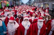 Нашествие Дедов Морозов в Рыбинске