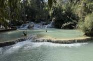 Водопад Кхуангси в Лаосе