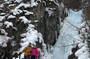 Камышлинский водопад зимой