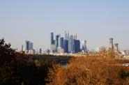 Вид на Москву-сити с Воробьевых гор