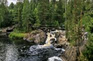 Водопады Ахинкоски (Тохмайоки) в Карелии