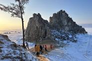 Скала Шаманка (мыс Бурхан) на острове Ольхон