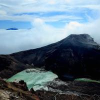 Кратер вулкана Горелый