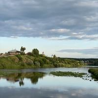 Река Тура в городе Верхотурье