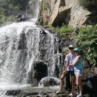 Камышлинский водопад в Республике Алтай