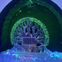 Снежная деревня в Кировске