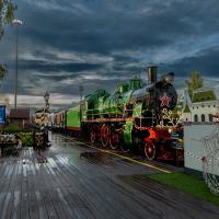 Ретропоезд в Сортавале