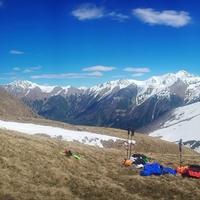 Подъём к перевалу Ходюка