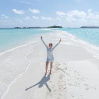 Необитаемый остров на Мальдивах