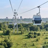 Канатная дорога в Нижнем Новгороде