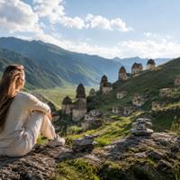Город мертвых в селе Даргавс