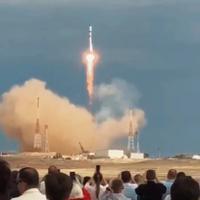 Старт ракеты на Байконуре