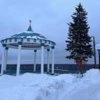 Набережная в городе Слободском Кировской области