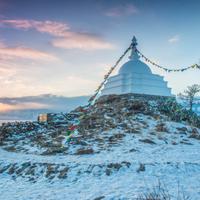 Ступа просветления на острове Огой