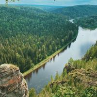 Река Усьва, Усьвинские столбы, Чертов палец