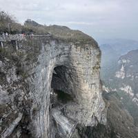 Небесные ворота на горе Тяньмэнь в Китае