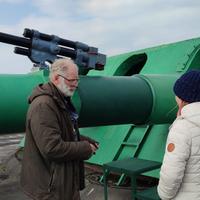 Ворошиловская батарея на острове Русский