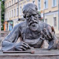 Скульптура ювелира в Костроме