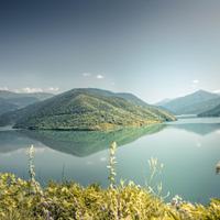 Жинвальское водохранилище 