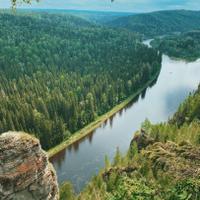 Река Усьва, Усьвинские столбы, Чертов палец