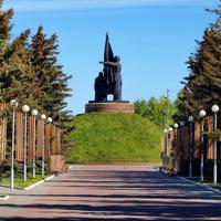 Мемориальный парк Победы в городе Чебоксары