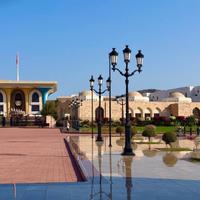 Дворец Аль-Алам (Qasr Al Alam) в городе Маскат