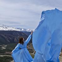 Фотосессия в платьях на Алтае