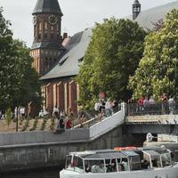 Речная прогулка на катере в Калининграде