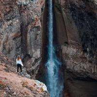 водопад в каньоне Опасный