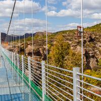 Стеклянный мост Чжанцзяцзе в Китае