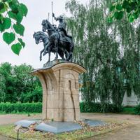 Памятник князьям Борису и Глебу в городе Дмитров