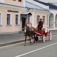 Кремлёвская улица в городе Суздале