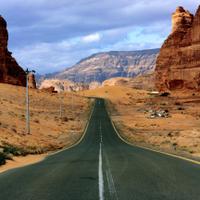 Пустынный ландшафт Аль-Улы