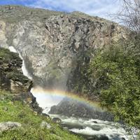 Водопад Куркуре на Алтае