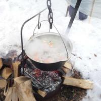 Зимний пикник с ухой