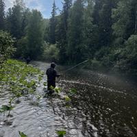 Рыбалка на сибирской реке