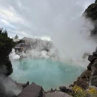 Онсэне с видом на Фудзи