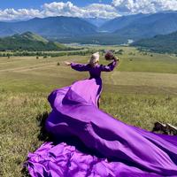 Фотосессия в платьях на Алтае