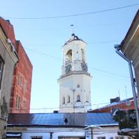 Часовая башня в историческом центре Выборга