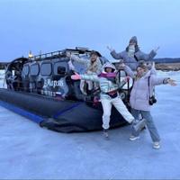 Поездка на Хивусе по льду Байкала