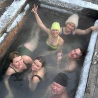 Горячий источник на Байкале