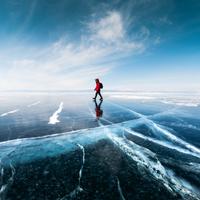 Лёд Байкала