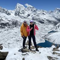 Пейзаж в районе Эвереста в Гималаях